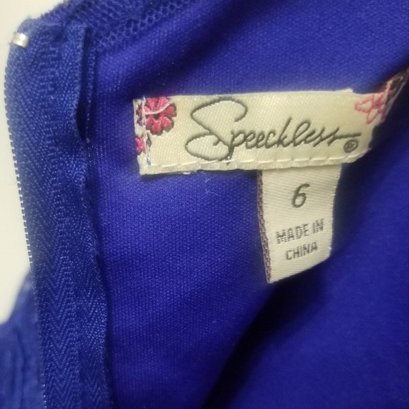 glittering deep blue girls dress, gorgeous! - Picture 4 of 8